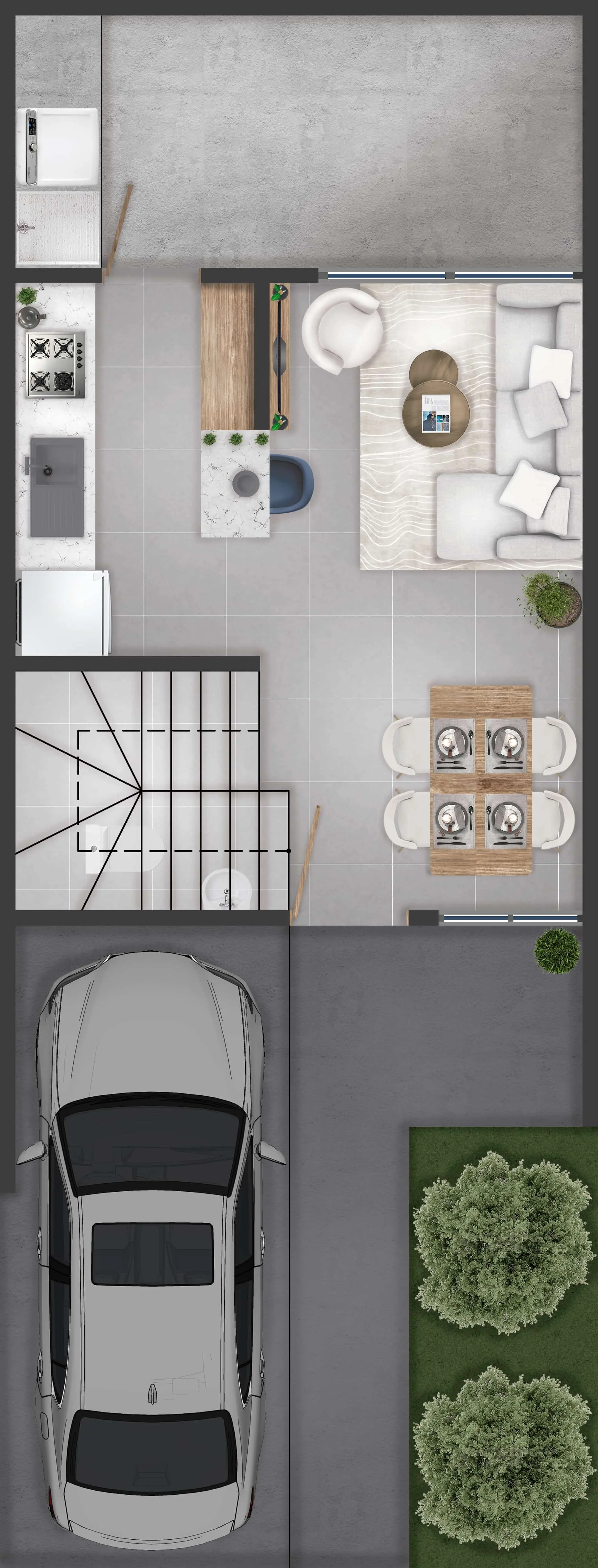 Planta 1 - con acabados